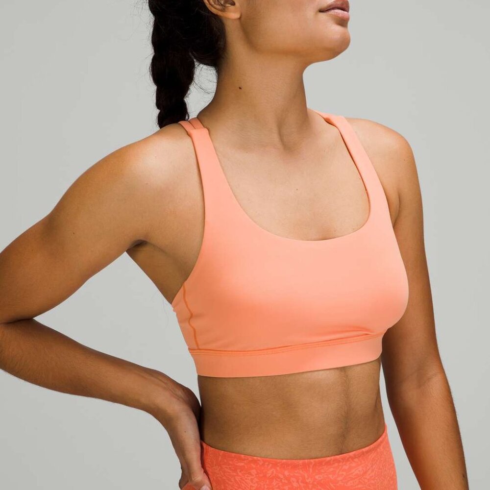 Lululemon Energy Bra Golden Apricot